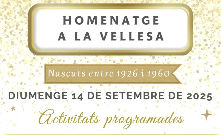 HOMENATGE A LA VELLESA 2025