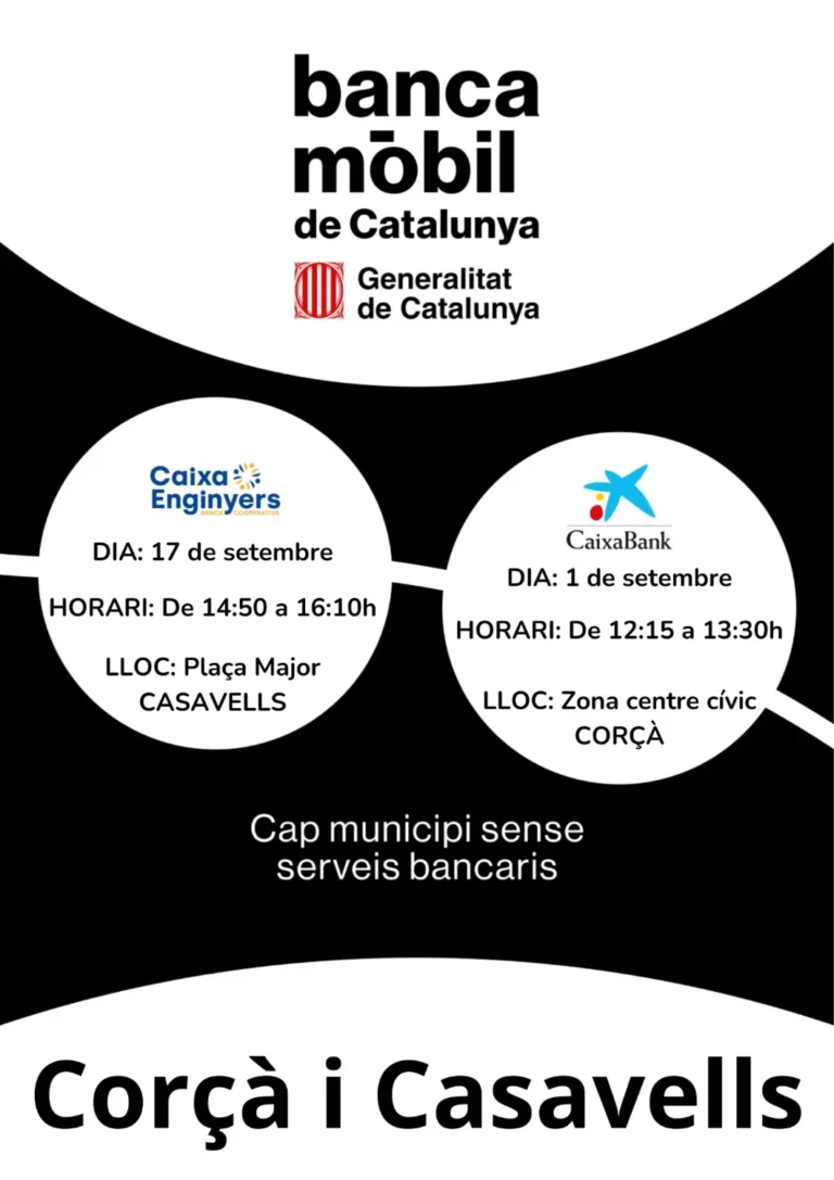Banca mòbil a Corçà