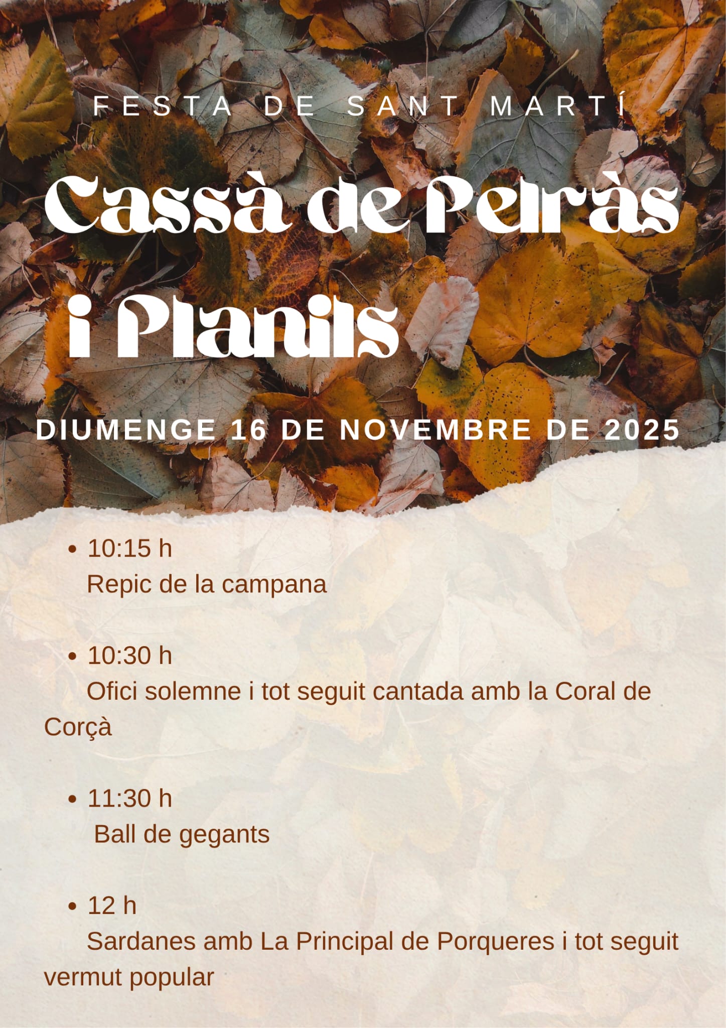 Festa Cassà de Pelràs 2026