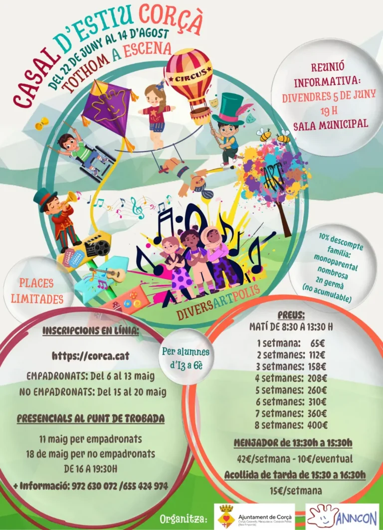 TOTHOM A ESCENA, CASAL D’ESTIU 2026