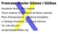 Xevi Gómez | Arquitecte tècnic