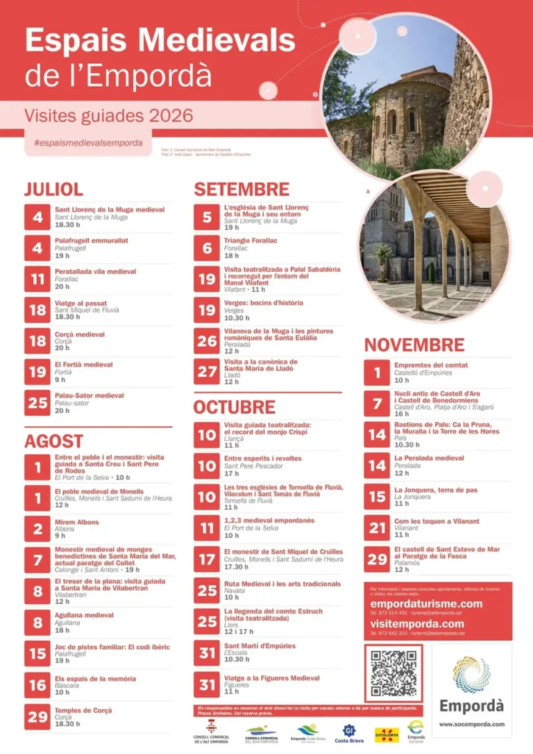 Espai medievals, visita guiada: Corçà Medieval