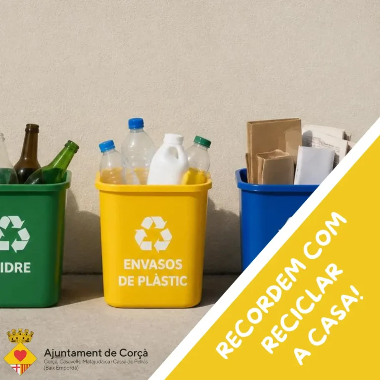 RECORDATORI RECICLATGE PORTA A PORTA