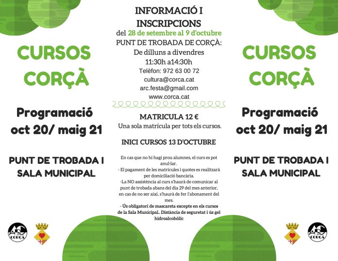 PROGRAMACIÓ CURSOS 2020-21