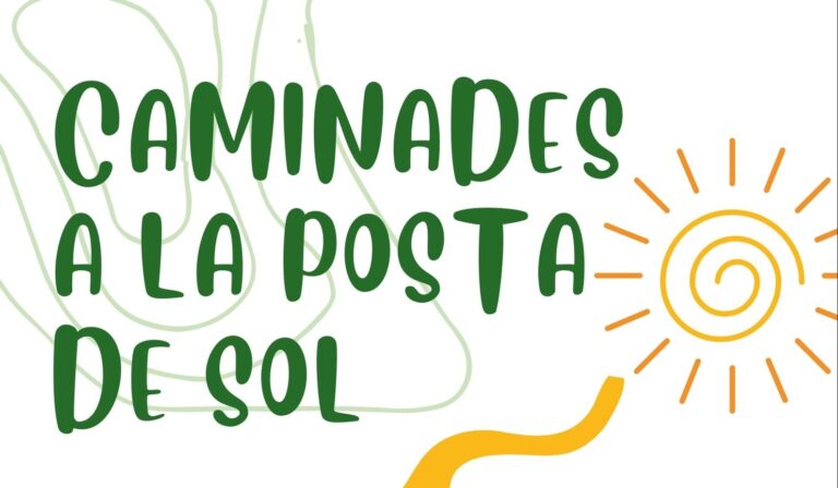 CAMINADES A LA POSTA DE SOL