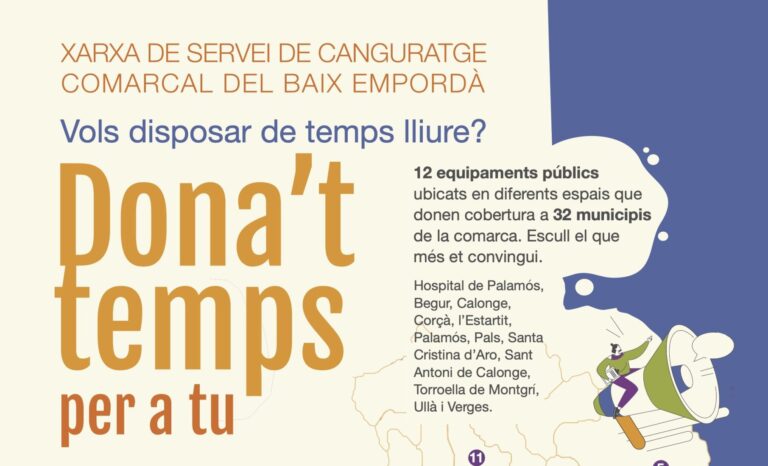 DONA’T TEMPS, SERVEI DE CANGURATGE