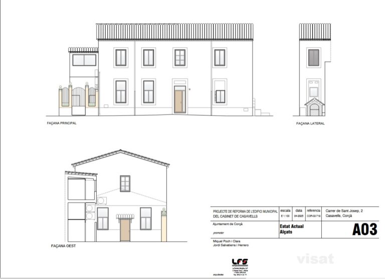 PROJECTE DE REFORMA EL CASINET DE CASAVELLS