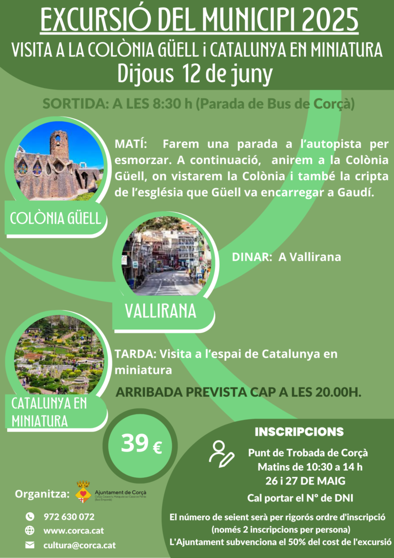 EXCURSIÓ DEL MUNICIPI 2025