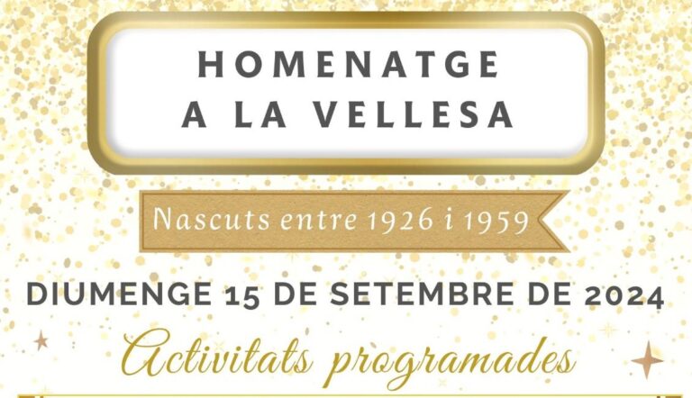 HOMENATGE A LA VELLESA 2024