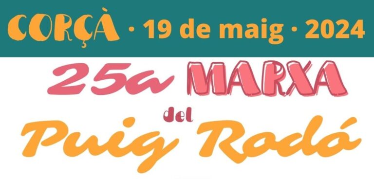 XXV Marxa del Puig Rodó
