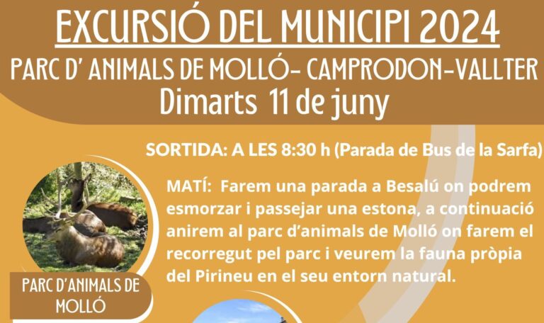 EXCURSIÓ DEL MUNICIPI
