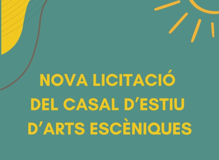 LICITACIÓ DEL CASAL D’ESTIU