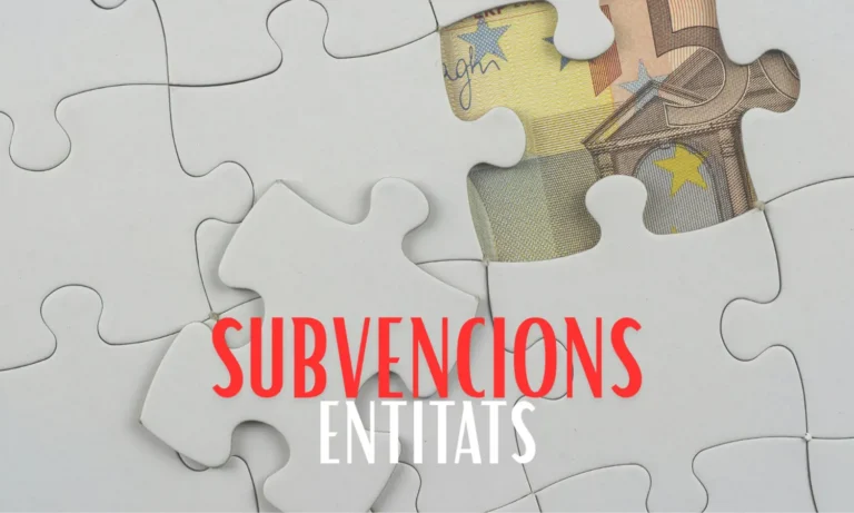 JUSTIFICACIÓ SUBVENCIONS PER ENTITATS 2025