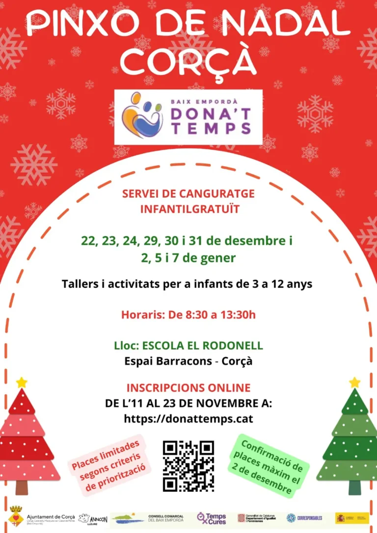 PINXO DE NADAL, SERVEI DE CANGURATGE GRATUÏT