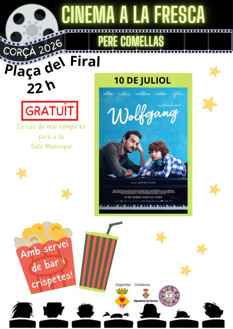 Cinema a la fresca Pere Comellas